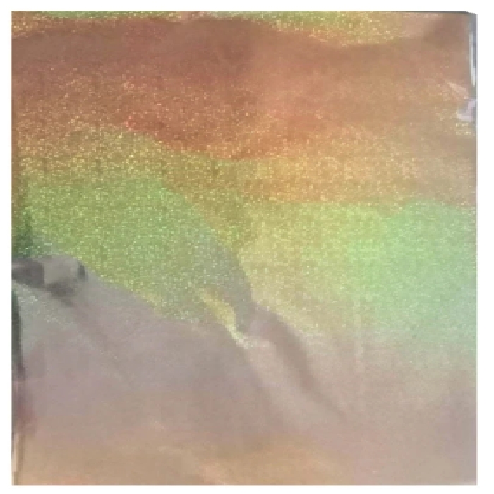 Folija zlati prah holografska metalizirana za tisk z laserskim tiskalnikom 50pol A4